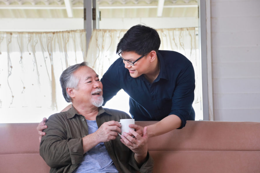 caring for a parent with dementia